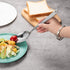 IMEEA Flat Bottom Serving Spoon, 10-Inch Slotted Spoon, Set of 2 in 18/8 Stainless Steel