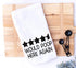 Handmade Funny Bathroom Towel - 100% Cotton, 28x28 Inch, Perfect for Hostess Gift (Would Poop Here Again)