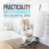 18.5" Comfify Yoga Cat Decorative Paper Towel Holder or Toilet Paper Holder - Adorable Downward Dog Pose Kitty- Cast