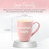 Pavilion Large Ceramic Coffee Mug with "Mama Bear" Design, Microwave & Dishwasher Compatible, Pink, 20 oz