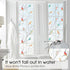 Coavas Window Privacy Film - Decorative Bird Stained Glass Window Film for Bathroom, Frosted Glass Cling - 17.5" x 78.7"