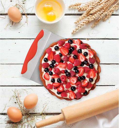 Mrs. Anderson’s Baking Giant Layer Cake Spatula - Stainless Steel with Non-Slip Silicone Handle