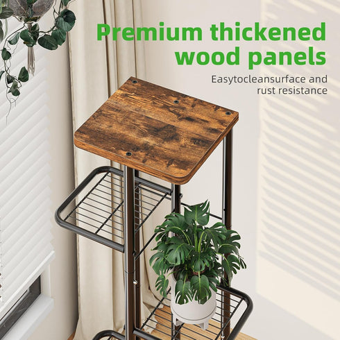 6 Simple Trending Plant Stand Indoor Outdoor, Tier Plant Shelf, Tall Corner Flower Pot Holder, Metal Display Rack