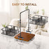 2 8 360 Countertop 100+ Rotating Tea Bag Organizer Tier Basket Spinning Teabag Holder Organizer, Acacia Wood Iron Tea