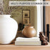 Braveriky Set 2 Aesthetic Decorative Books - Fake Books Storage Box for Decoration - of Linen Coffee Table Decor