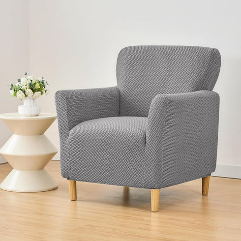 1-Piece, 30x25x25 inches, 34 HAOYONG Banquet Armchair Slipcover - Premium Stretch Jacquard Chair Cover, Removable
