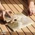 Set 4 4 Inch Handmade Marble Puzzle Coasters of Green Onyx Stone Drink Coasters, Heat Resistant Cup Coasters for Coffee