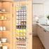 Churboro Over the Door Pantry Organizer Rack with 12 Adjustable Baskets, 12