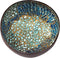 ChezMax Natural Coconut Bowl, Handcrafted Round Bowl with Mother of Pearl Inlaid Shell for Entryway Table Storage
