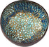 ChezMax Natural Coconut Bowl, Handcrafted Round Bowl with Mother of Pearl Inlaid Shell for Entryway Table Storage