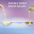 Magnetic Measuring Spoons Set of 8, Stainless Steel Dual Sided for Dry and Liquid Ingredients