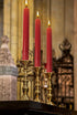 Hyoola 10 Inch Dinner Candles - 12 Pack - Red Tall Unscented Rustic Long Burning Candle Sticks