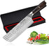 7" Nakiri Knife - Razor Sharp 7-inch Vegetable Cleaver for Kitchen |