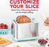 DASH SmartStore 2-Slice Toaster - Compact Design with 5 Browning Levels & Storage Lid, Aqua