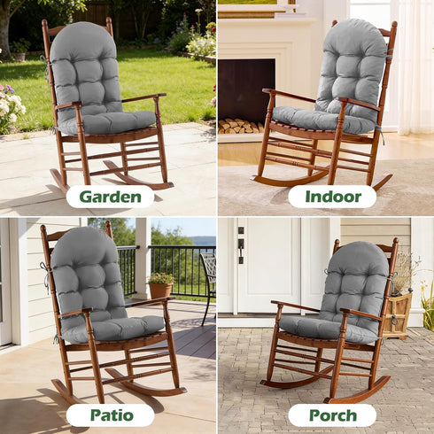 44x19x4 Inch, Rocking Chair Cushions, Indoor/Outdoor Adirondack Chair Cushion, Waterproof and Fade-Resistant Rocking
