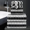 8 Piece Bathroom Towel Set Black White|2 Oversized Large Bath Towels Sheet,2