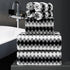 8 Piece Bathroom Towel Set Black White|2 Oversized Large Bath Towels Sheet,2