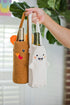 Pearhead Sherpa Wine Bottle Gift Bag, Ghost Design, Funny Fall Housewarming Ideas, Halloween Party