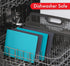 Dexas Heavy Duty Cutting Board Grippmat, Flexible Kitchen Boards, Set of 8, Non-Slip Plastic Cutting Mats, Gray and