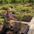 15.7IN 50FT Dog(0.4m 15m) Plastic Wire Mesh Fence Roll, GENNIZZ x Plastic Chicken Wire Mesh, Balcony Garden Floral