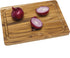 Lipper International 7215 Teak Wood Edge Grain Kitchen Cutting and Serving Board, Small, 12" x 9"