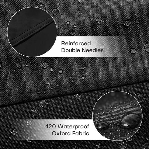 GREHABOR 420D 28 43 Inch Outdoor Zero Gravity Folding Chair Cover Waterproof Folding Lawn Lounger Recliner Chair Covers