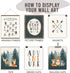 6 Hadley Designs Adventure Nursery Wall Decor - Reversible Unframed Baby Boy Nursery Decor, Mountain Decors for Boys