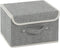 ENUMAIL Storage Boxes, Collapsible Storage Bins with Lids, Cotton and linen cloth Storage