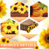 Tegeme 2 Countryside 54 108 Inch Pcs Sunflower Wood Grain Plastic Rustic Tablecloth Vintage Rectangle Table Covers