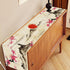 Drapeloft 13"x108" Inch Japanese Table Runner, Cherry Blossom Asian Ink Painting Landscape Anime Nature Vintage Asian
