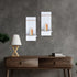 Set 2 HPC Decor Candle Sconces of - Handmade Wall Sconce Candle Holders - White Wood Modern Farmhouse Wall Decorations