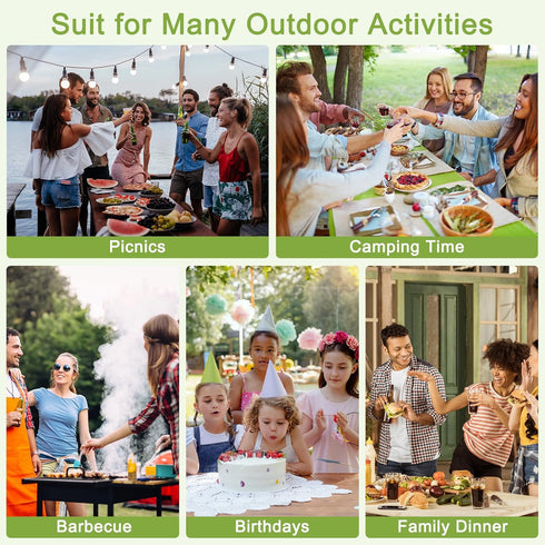 Picnic Table Cover with Bench Covers Camping Tablecloth with Storage Bag Windproof Waterproof Picnic Table Covers