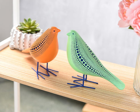 Quoowiit Bird Figurine, Modern Sculpture and Statues for Home Decor, Animal Statues for Bookshelf, Table, Entryway