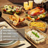 Razab 4 Pc Airtight Large Glass Food Storage Containers with Lids, BPA Free, Leak Proof Meal Prep Containers (2700ML &