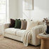 Pack 2 18x18 Inch, decorUhome of Throw Pillow Covers Faux Fur Decorative Sherpa Pillow Covers Fuzzy Accent Soft
