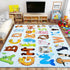 Bolacrom Kids Rugs for Playroom Educational Rug for Learn The ABC Alphabet, Soft Machine Washable Non-Slip Cute Carpet