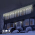 150 Philips LED Warm White Faceted Mini Icicle Lights