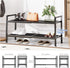 neatevday 2 Closet, Tier Shoe Rack, Expandable Shoe Rack for Adjustable Shoe Organizer for Entryway, Shoe Storage