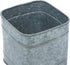Deco 79 Decorative Canisters Set of 2, 8" & 7"H, Silver Metal Decorative Containers Keepsake Boxes