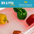 Refrigerator Liners for Shelves (8 Pack) by Linda’s Essentials, Non-Adhesive BPA-Free Mats for Kitchen & Cabinets