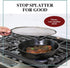 BergKoch Splatter Screen for Frying Pan | 13 Inch Stainless Steel Grease Splatter Guard for Cooking