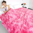 Cozy Fleece Throw Blanket Soft Lightweight Throw Blankets Warm Plush Pink Fall Blankets and Throws Couch Sofa Bed