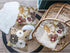 Aitliving 18X18 1PC County Throw Couch Pillow Cover Retro Floral Traditional Appliqud Accent Cotton Slub Satin