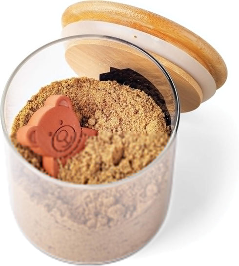 Fox Run Terracotta Brown Sugar Keeper and Saver, Bear