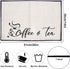 CRASPIRE Coffee Bar Mat 2pcs Coffee Maker Mat for Coffee Machine, 20”X 14” Burlap Placemat with Fabric Backing Coffee Mat Coffee Bar Accessories for Kitchen Countertops Coffee Corner-Coffee and Tea by CRASPIRE