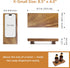 8.5" Counter, 8.5" 4.0" 1.57") X-Small Acacia Wood Riser Pedestal Stand, Farmhouse Bathroom and Kitchen Sink Decor