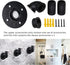 Industrial Pipe Hooks 3 Pack, Heavy Duty Wall Mounted Robe Towel Hook, Rustic Coat Hanger Hat Holder