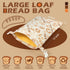 2-Pack 17 12 Sourdough Bread Bags for Homemade Bread, XL Reusable Beeswax Sourdough Storage Bags, Suitable for Keep
