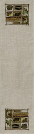 Heritage Lace Lodge Natural Runner, 16" X 54"