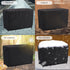 44 Inch 44''L 19''W 36''H(Black) Kingling Outdoor Table Cover for Wicker Bar Cart, Waterproof Patio Bar Table Cover